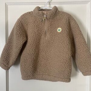 Willow Tan Kids Sherpa Pullover Size 2-3T